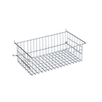 Chromed basket for Dust trolley 41x20x22cm