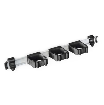 Rail 54cm with 3xToolflex One Holders Black with screws