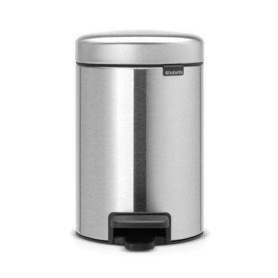 Brabantia waste bin 3L Newicon, matt steel fingerprint proof
