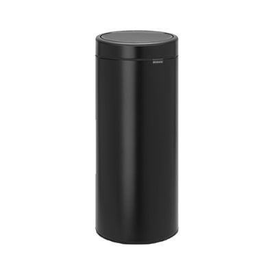 Brabantia atkritumu tvertne 30L Touch Bin, matēta melna
