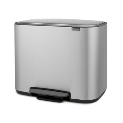 Brabantia waste bin 36L Bo, matt steel fingerprint proof