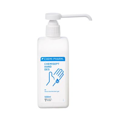 *Chemisept hand disinfectant Hand Des 0,5L with pump Chemi-P