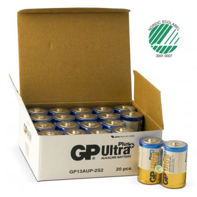 Battery LR20 1,5V D 13G Ultra Plus, 1 pcs