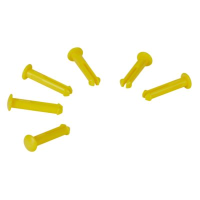 Vikan 6 Spare part pins for Hi-Flex 1011x & 1013x, Yellow