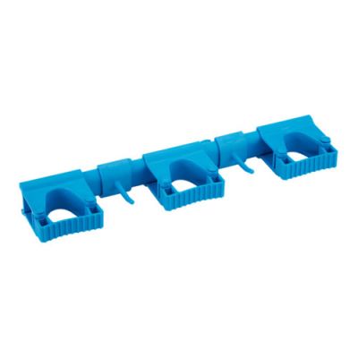 Vikan Hi-Flex Wall Bracket System 3+2, 420 mm, Blue