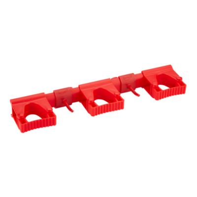 Vikan Hi-Flex Wall Bracket System 3+2, 420 mm, Red