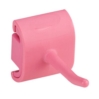 Vikan Hygienic Wall Bracket, SingleHook Module, Pink