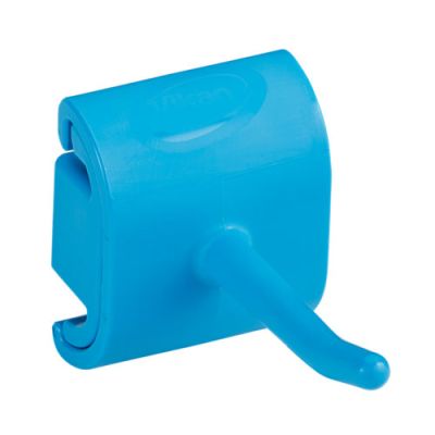 Vikan Hygienic Wall Bracket, SingleHook Module, Blue