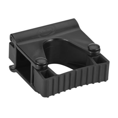 Vikan Hygienic Wall Bracket, GripBand Module, Black