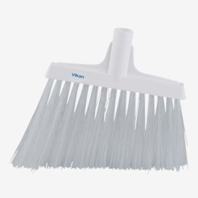 Vikan Broom angle cut 290mm very hard, valge