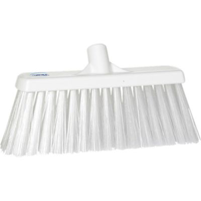 Vikan broom 330mm very hard, white