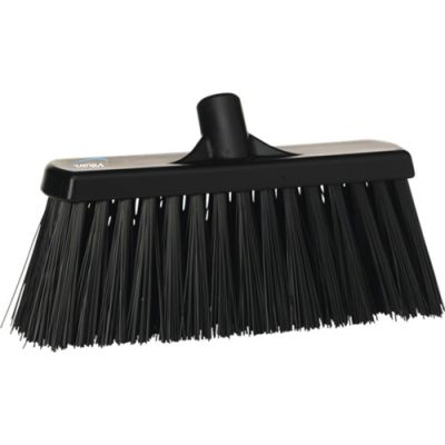 Vikan broom 330mm very hard, black