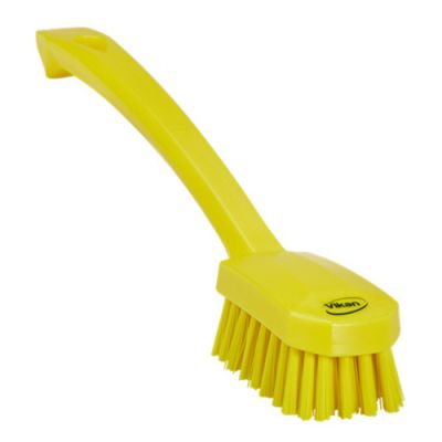 Vikan Small utility brush medium 260x45x32mm yellow