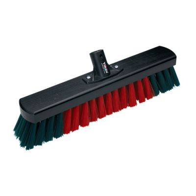 Vikan Transport broom with socket 400mm, hard, black