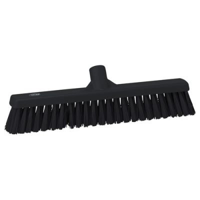 Vikan soft floor broom 410mm, black