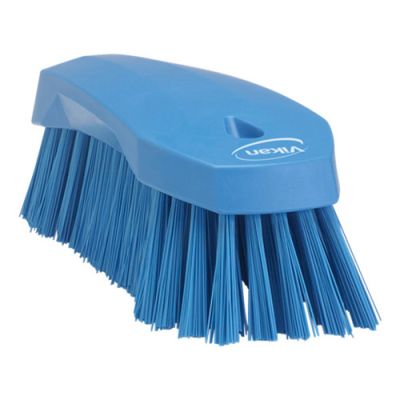 Vikan hand scrub brush L 200mm hard, blue