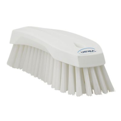 Vikan hand scrub brush L 200mm hard, white