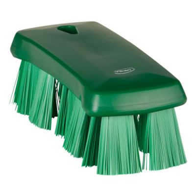 Vikan UST Hand Brush, 176 mm, Hard, Green