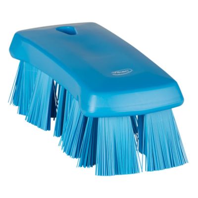 Vikan UST Hand Brush, 176 mm, Hard, Blue