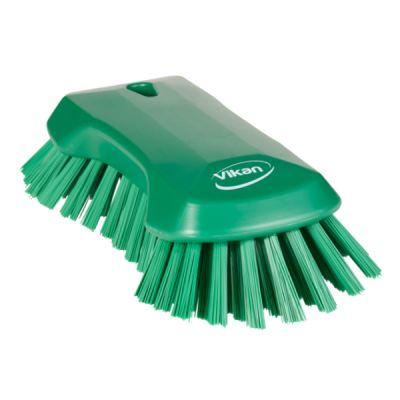 Vikan XL Hand Brush, 230mm, Very Hard, Green