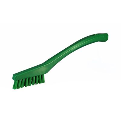 Vikan detail brush 205mm very hard, green