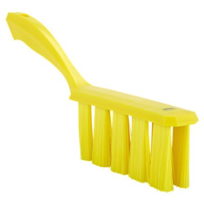 Vikan UST bench brush, 330mm, medium, yellow
