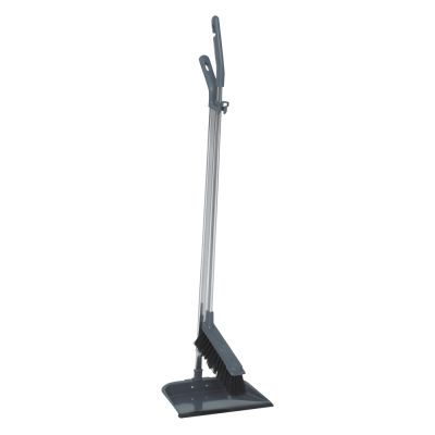Vikan longhandled brush/dustpan set, 900m  metal