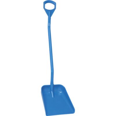 Vikan ergonomic shovel 345x1310mm, blue