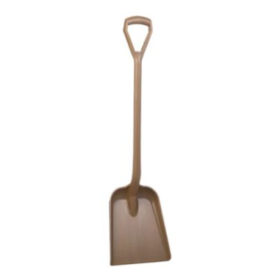 Vikan shovel D grip 1040mm blade 271mm, brown