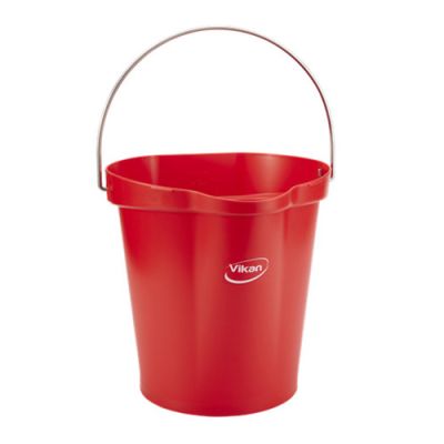 Vikan bucket 12L,  Red