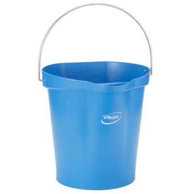 Vikan spainis 12L, metal detectable zils