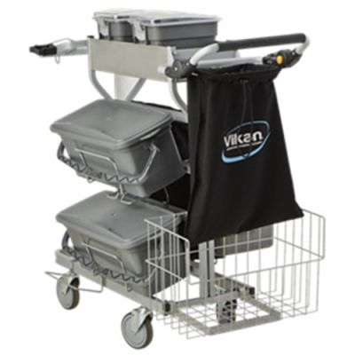 Vikan Uzkopšanas rati Compact PLUS 40cm ar spaiņiem,pelēks