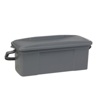 Mopu kaste sagatavoto mopu sistēmai, 40 cm, pelēka