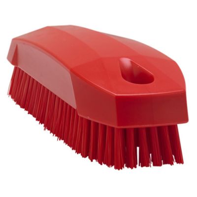 Vikan nail brush 50*130mm hard, red