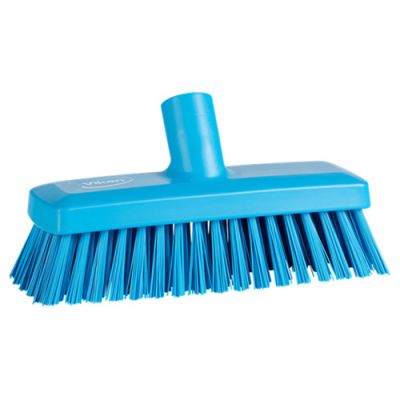 Compact Wall/Deck Scrub 225 mm, Hard,blue