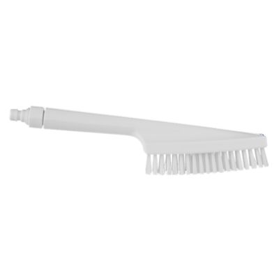 Vikan Hand Brush, waterfed, 330mm, Hard, White