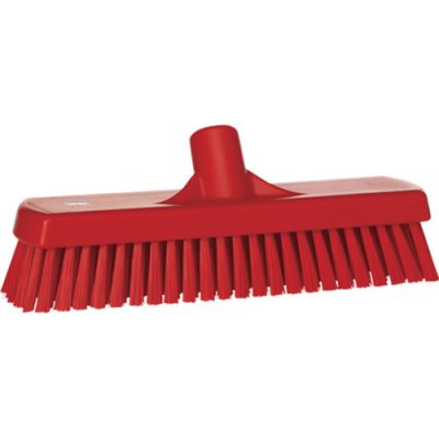 Deck scrub 300mm hard red
