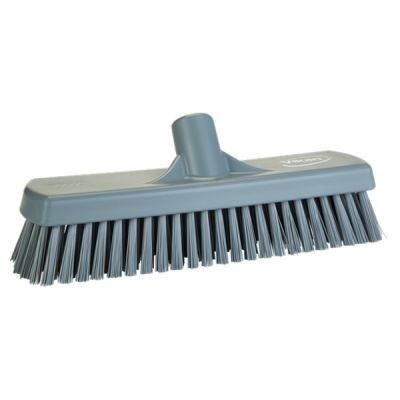 Vikan wall/floor washing brush 305mm hard, grey