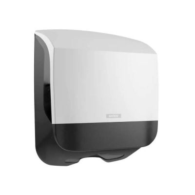 Katrin Mini White Plastic Hand Towel Dispenser