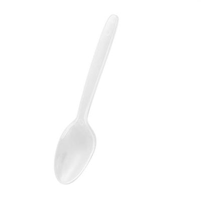 Lusikas ühek.plastmass väike valge 100tk/pakk