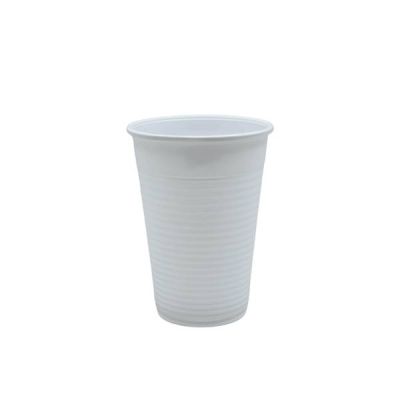 Joogitops ühek.plastmass valge 200ml 100tk/pakk