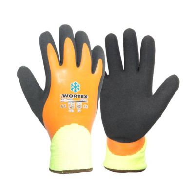 Waterproof Latex-Coated Winter Gloves, 9/L, Wortex