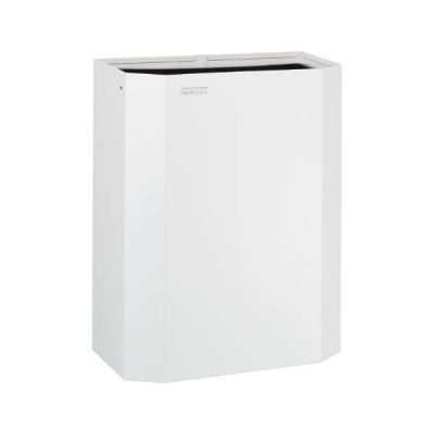 Mediclinics Paper bin with bag holder, 25 L, valge