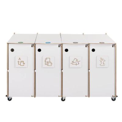 Sorting station, white Ecolong 60W4