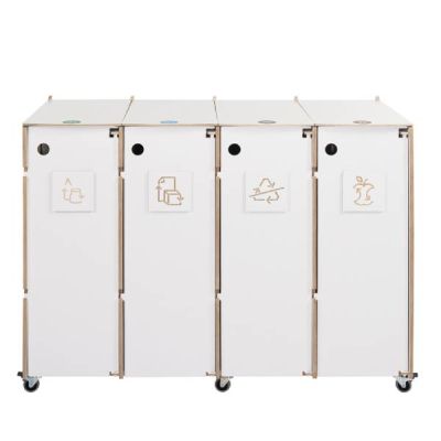 Sorting station, white Ecolong 90W4