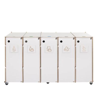 Sorting station, white Ecolong 90W5