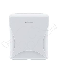 BulkySoft Essentia Maxi Jumbo Toilet Tissue Dispenser, white