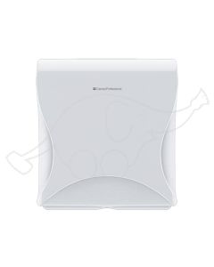 BulkySoft Essentia Double Folded Toilet Tissue Dispenser whi