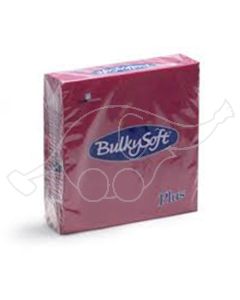 BulkySoft napkins Plus 38x38 2-ply bordeaux