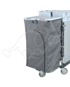 VILEDA BinBag atkritumu maisa apvalks ar atveramu sānu un velcro stiprinājumu, 120L
